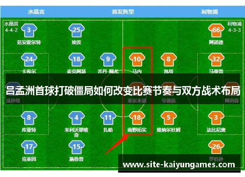 吕孟洲首球打破僵局如何改变比赛节奏与双方战术布局