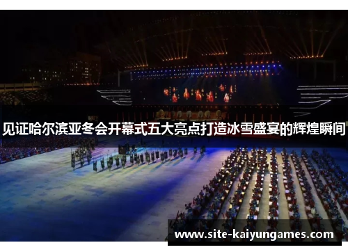 见证哈尔滨亚冬会开幕式五大亮点打造冰雪盛宴的辉煌瞬间