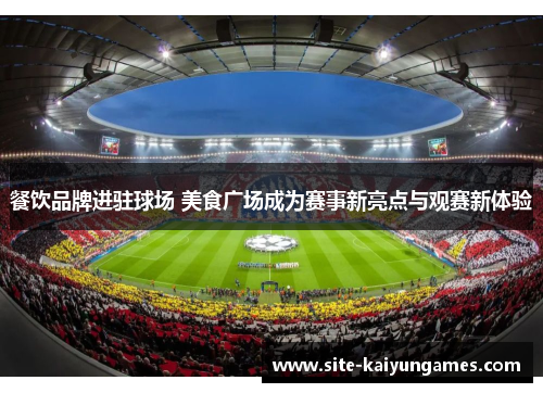 餐饮品牌进驻球场 美食广场成为赛事新亮点与观赛新体验